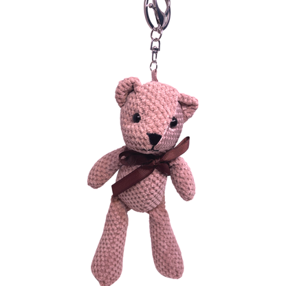 Cute Bear Plush Bag Keychain