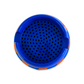 Blue + Orange Lightning Pattern Portable Bluetooth Speaker with Handsfree Calling Mic, Waterproof, and FM Radio Capability