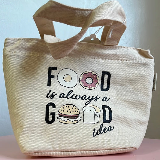 Insulated Lunch Bag - Cream
