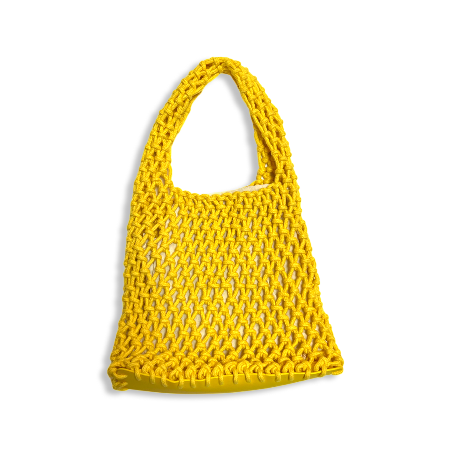 Mini Crochet Fishing Net Hobo Bag