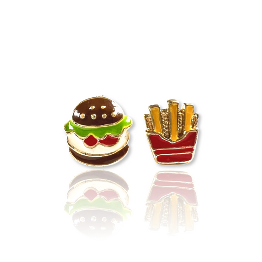 Fun Burger and Fries Earrings