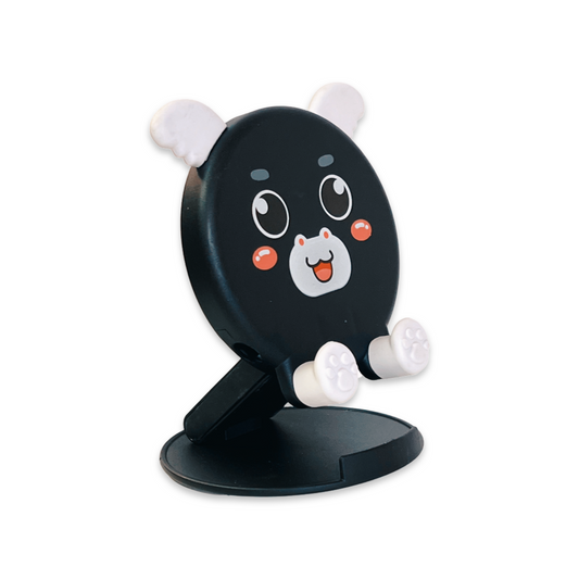 Black Cow Cellphone Adjustable Stand for Kids